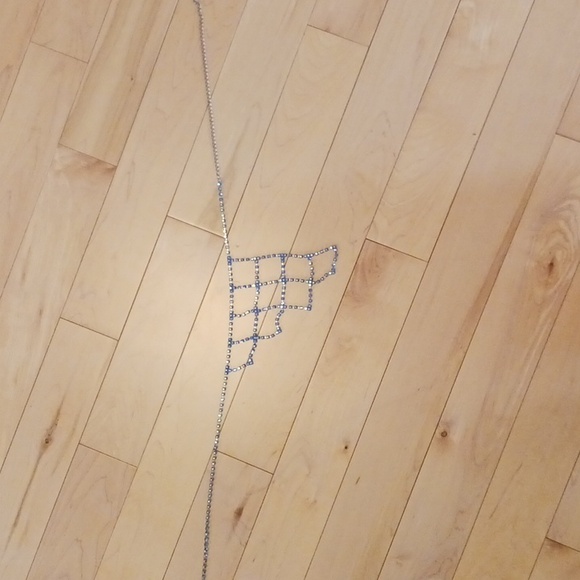 Beautiful asymmetrical rhinestone belt - Picture 6 of 8